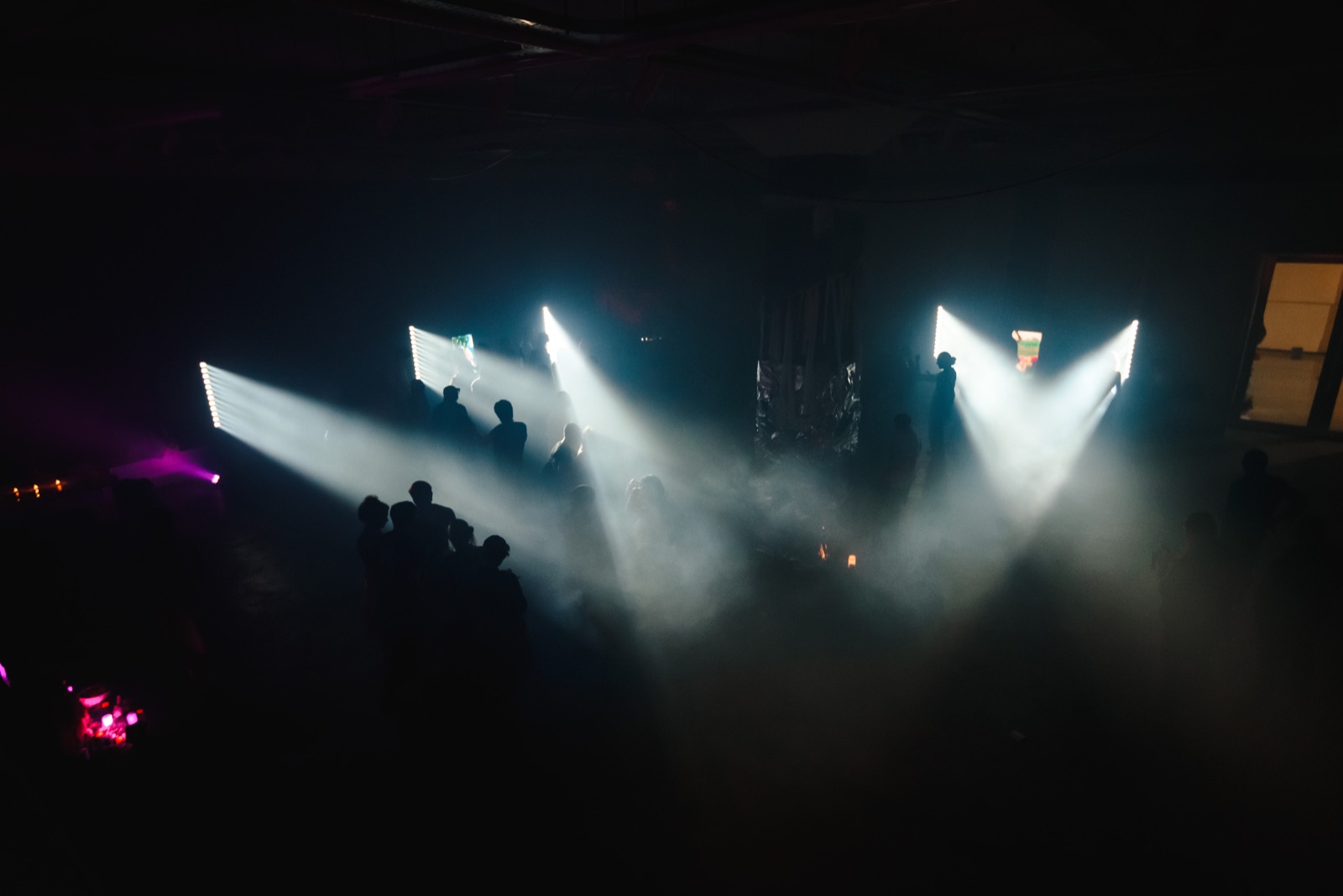 Another view of the light installation
