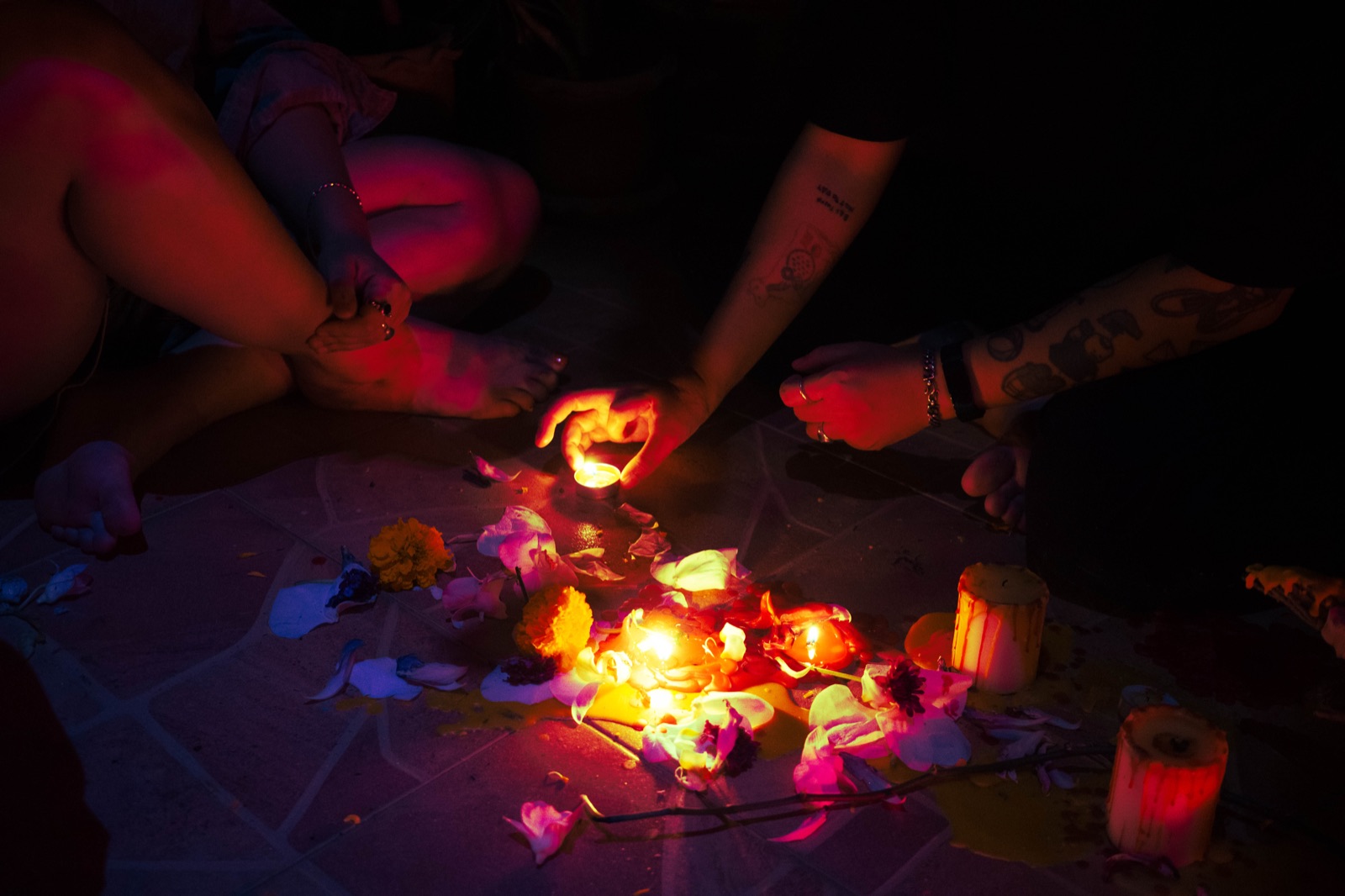 Perverted Prayer, ritual moment